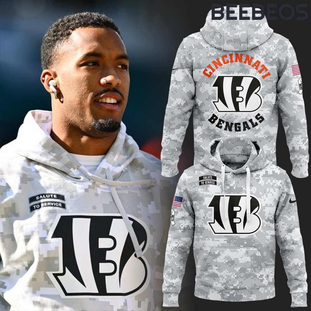 Cincinnati Bengals Salute to Service Honoring Our Troops Hoodie