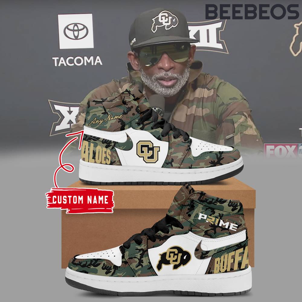 Colorado Buffaloes Salute To Service Camo Air Force 1 Shoes