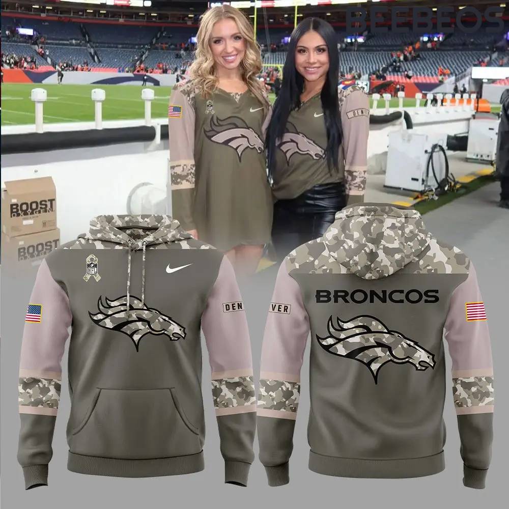 Denver Broncos x MILE HIGH SALUT Camo Hoodie