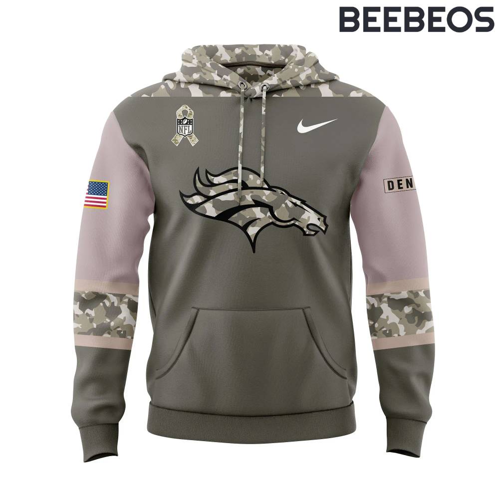 Denver Broncos x MILE HIGH SALUT Camo Hoodie