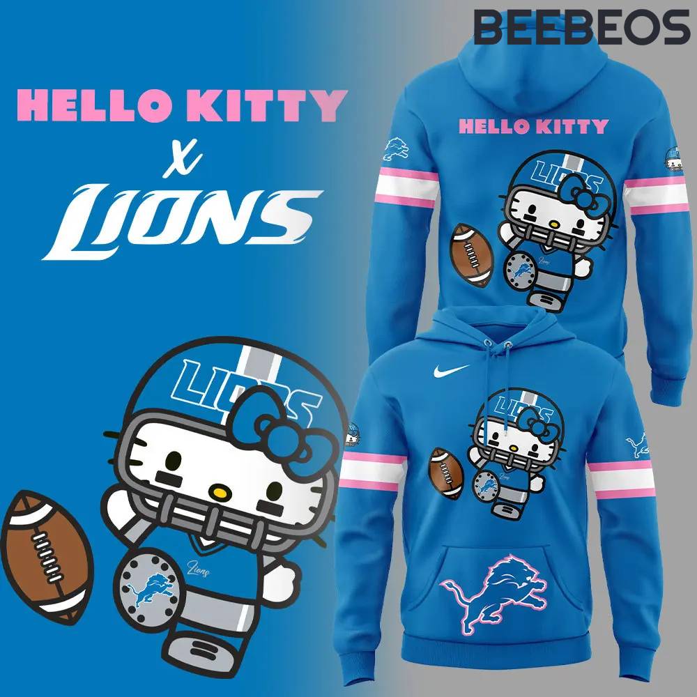 Detroit Lions x Hello Kitty Limited Edition Hoodie