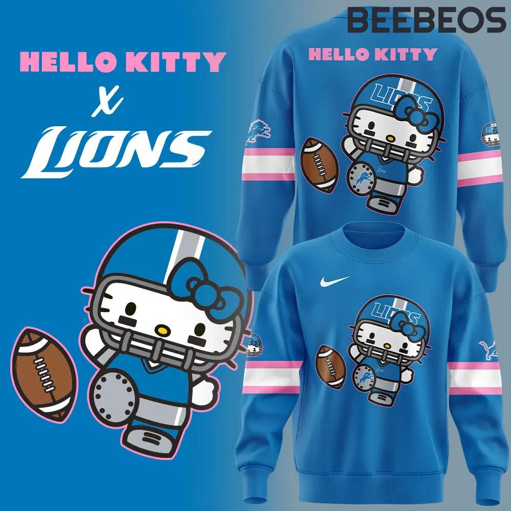 Detroit Lions x Hello Kitty Limited Edition Sweatshirt