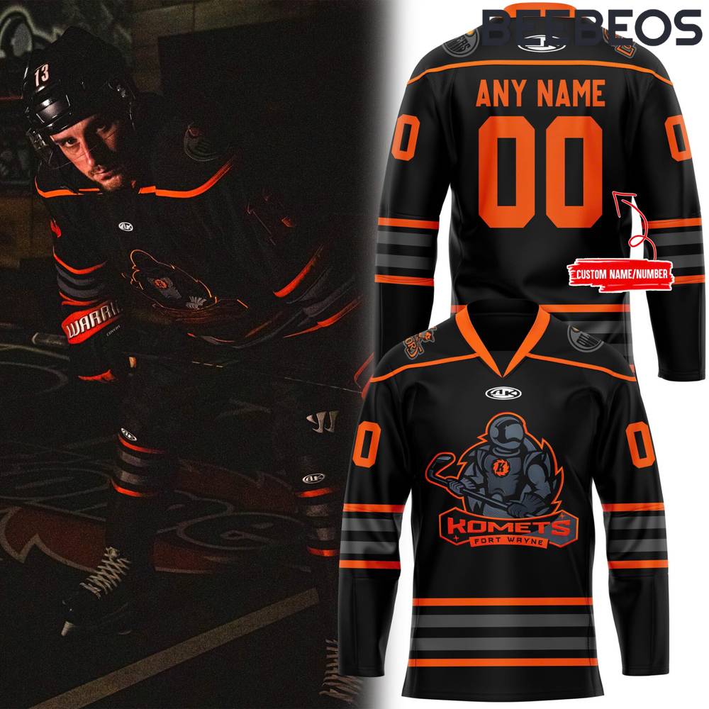 Fort Wayne Komets x Blackout Night Hockey Jersey