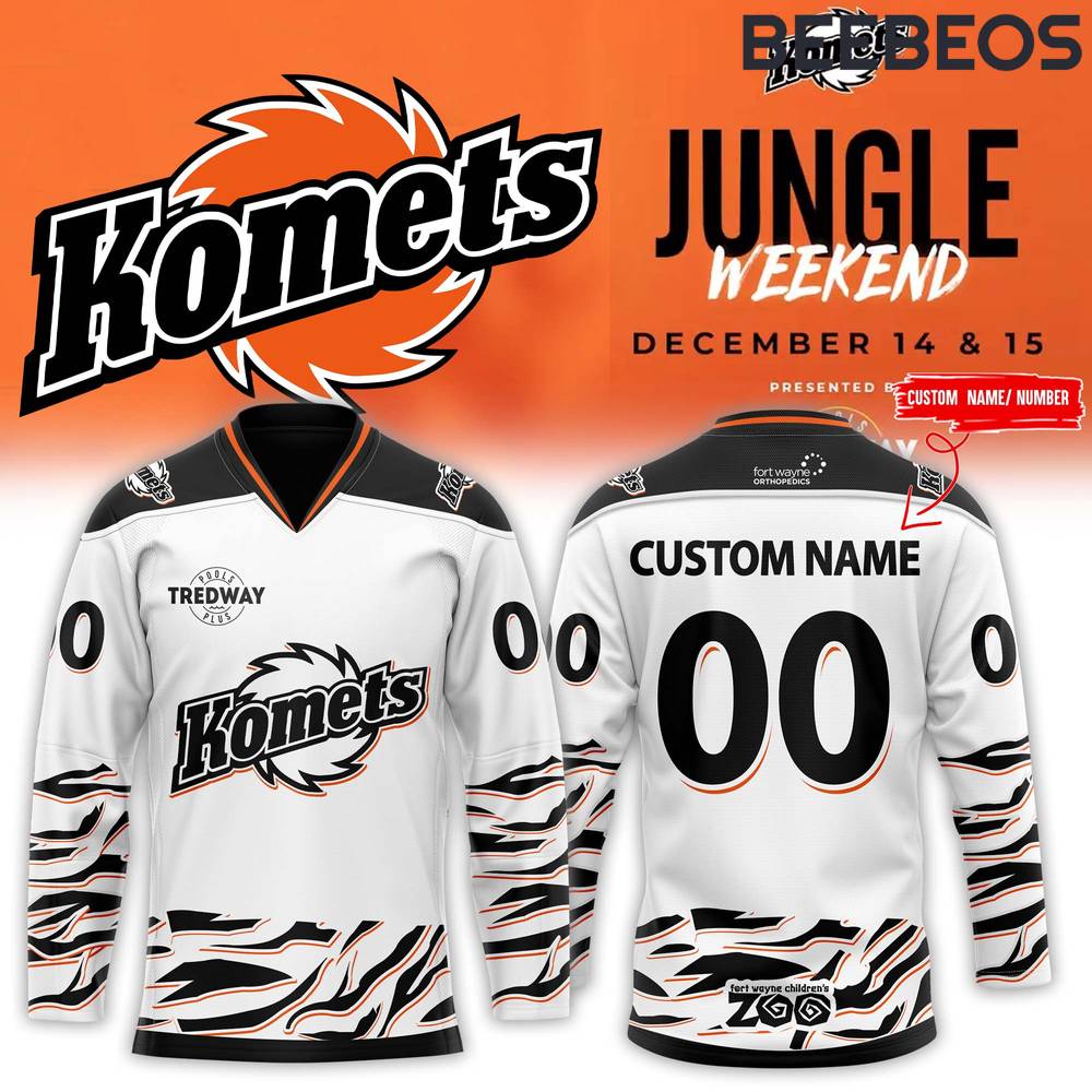 Fort Wayne Komets x Jungle Weekend Limited Edition Hockey Jersey