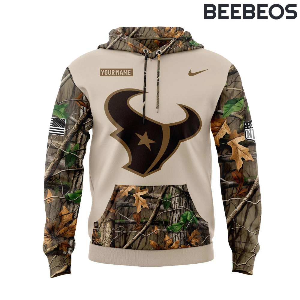 Houston Texans NFL x Hunting Camo Hoodie