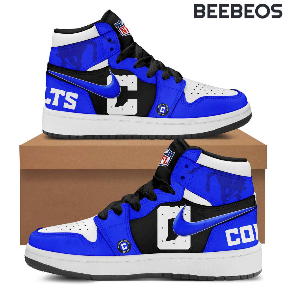 Indianapolis Colts “Indiana Nights” Blue Air Jordan 1 Shoes