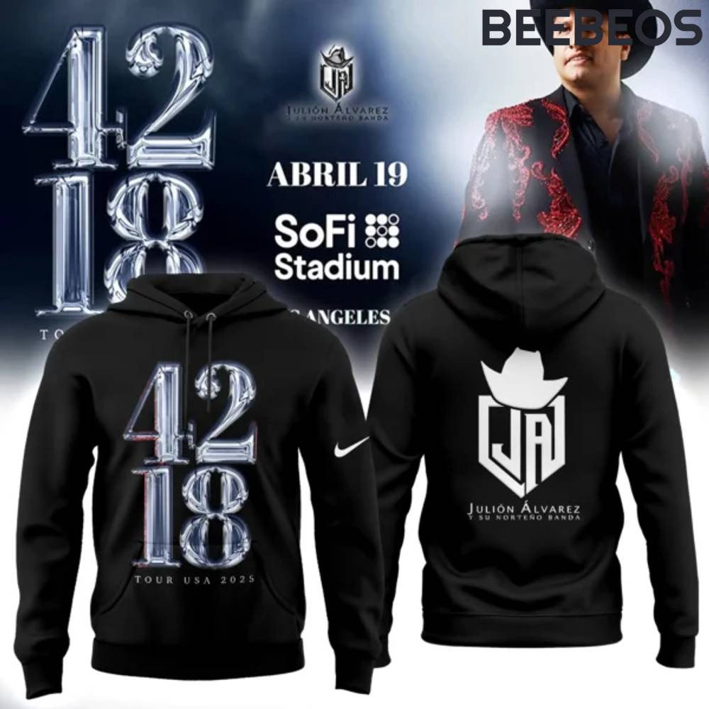 Julion Alvarez 4812 USA Tour Black Hoodie