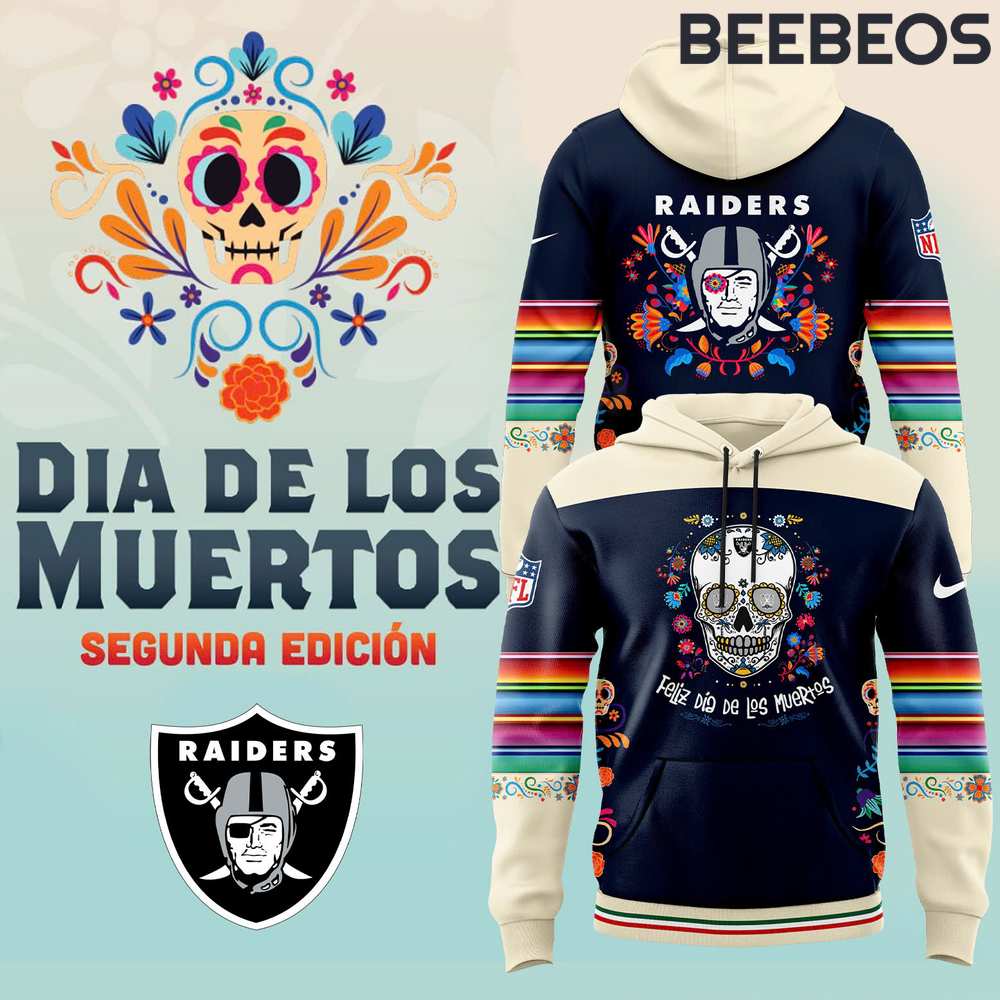 Las Vegas Raiders NFL Dia De Los Muertos Limited Edition Hoodie