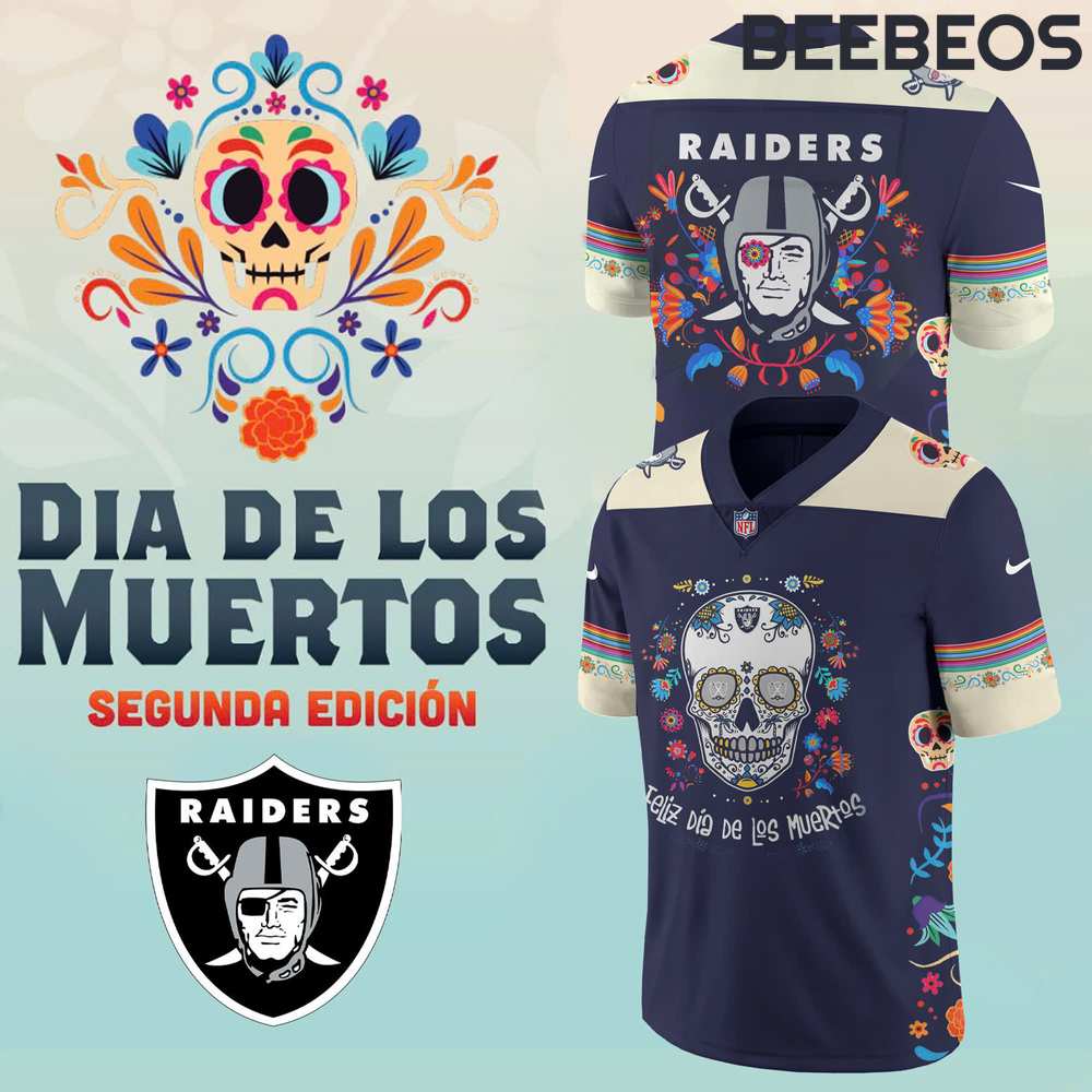 Las Vegas Raiders NFL Dia De Los Muertos Limited Edition Jersey