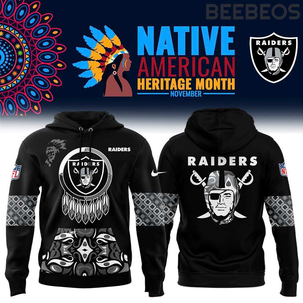 Las Vegas Raiders Native American Heritage Month Limited Edition Hoodie