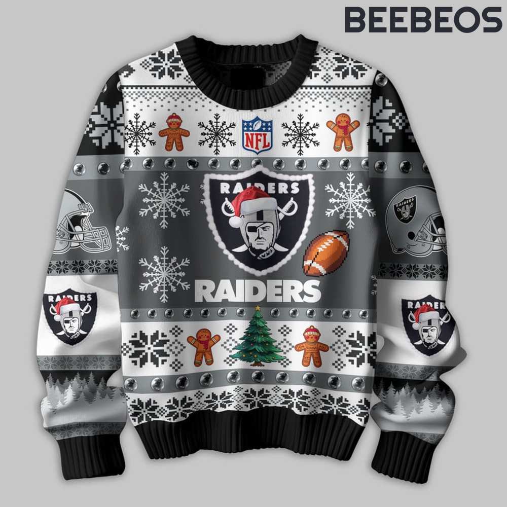 Las Vegas Raiders They Not Like Us Ugly Christmas Sweater