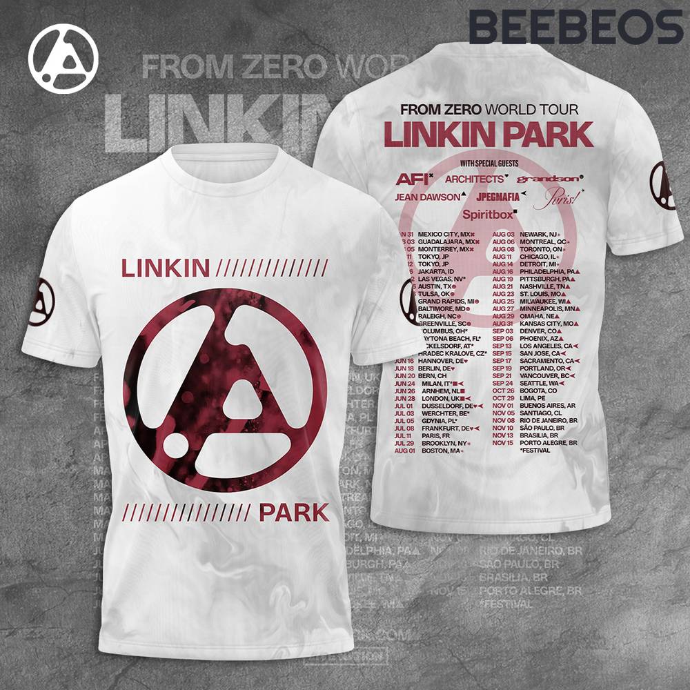 Linkin Park From Zero World Tour T-Shirt