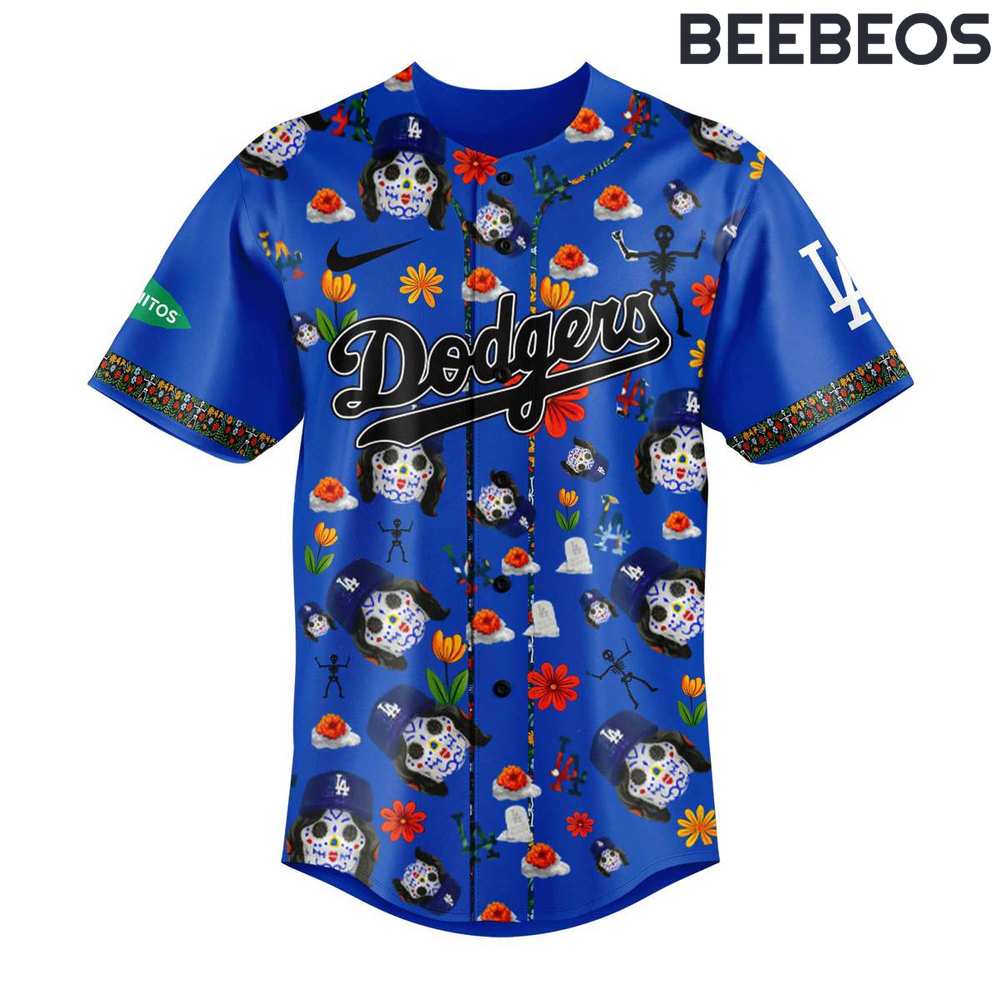 Los Angeles Dodgers Dia De Los Limited Edition Baseball Jersey