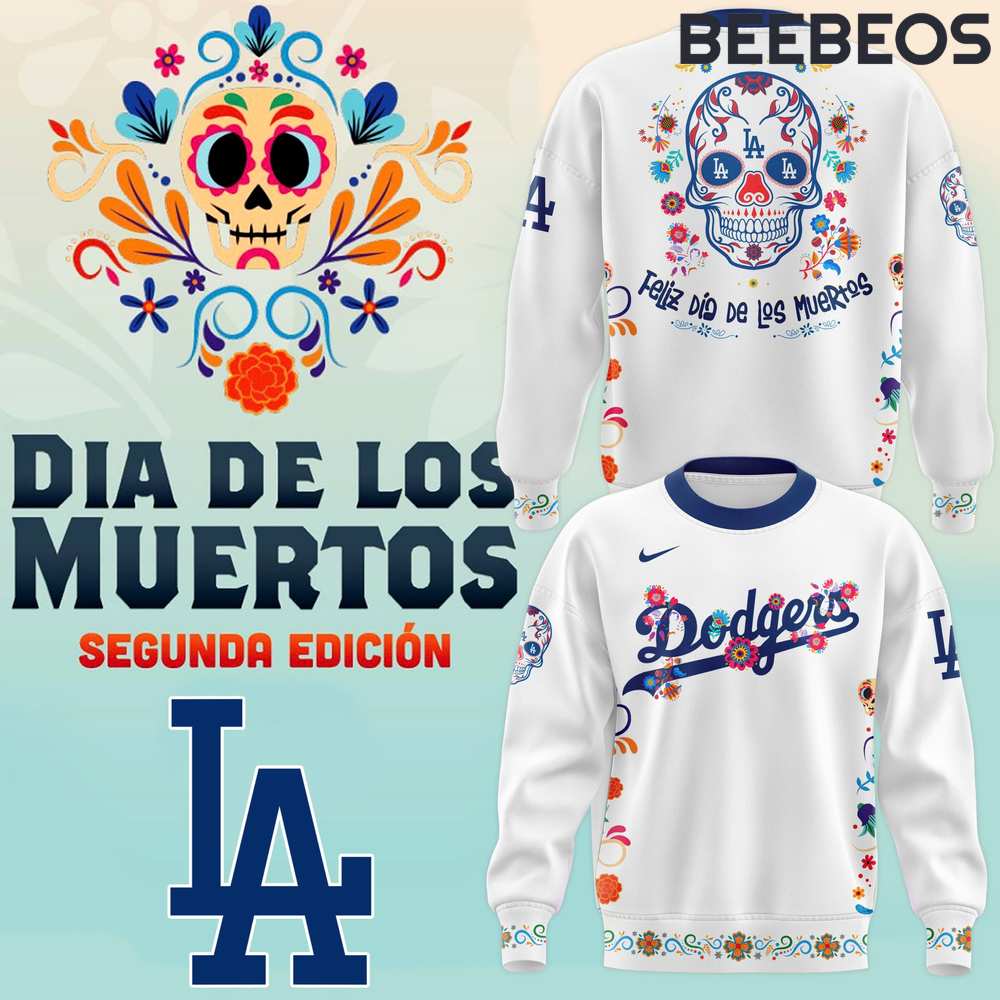 Los Angeles Dodgers Dia De Los Muertos Limited Edition Sweatshirt