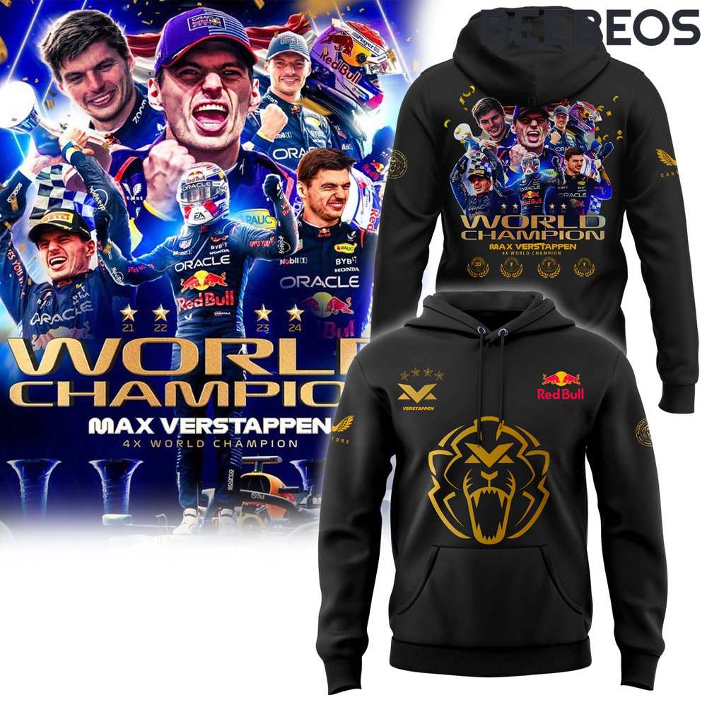 Max Verstappen World Champion 2024 Special Edition Hoodie