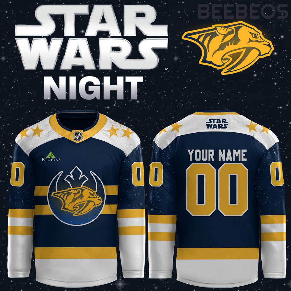 Nashville Predators x Star Wars Night Custom Jersey