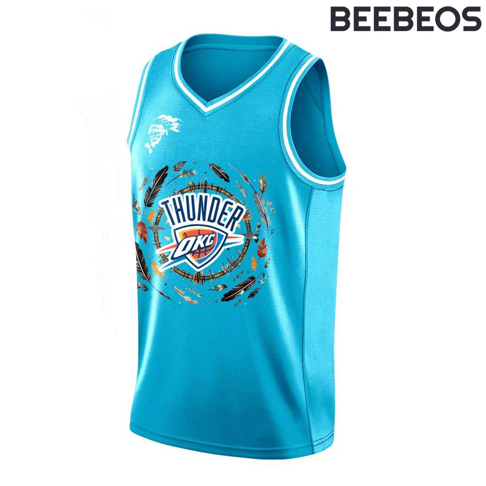 Oklahoma City Thunder Native American Heritage Month Basketball Jersey