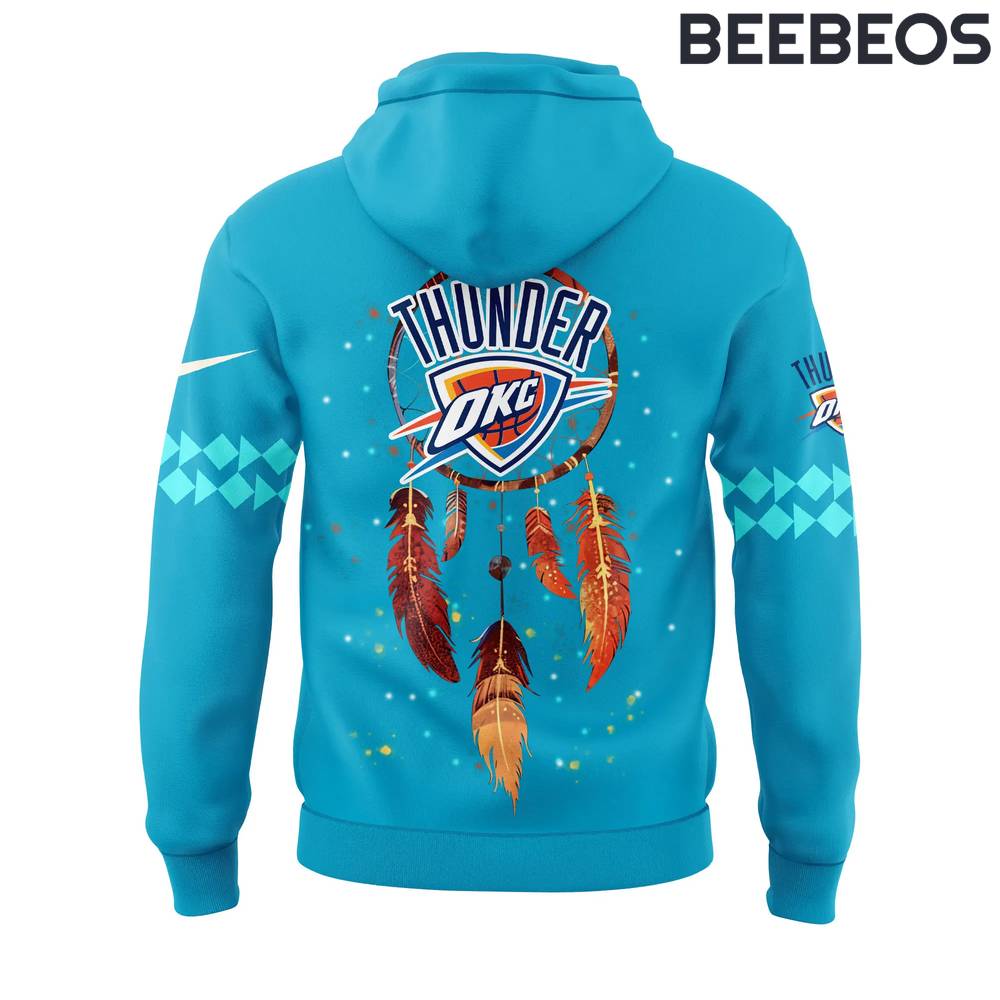 Oklahoma City Thunder Native American Heritage Month Hoodie