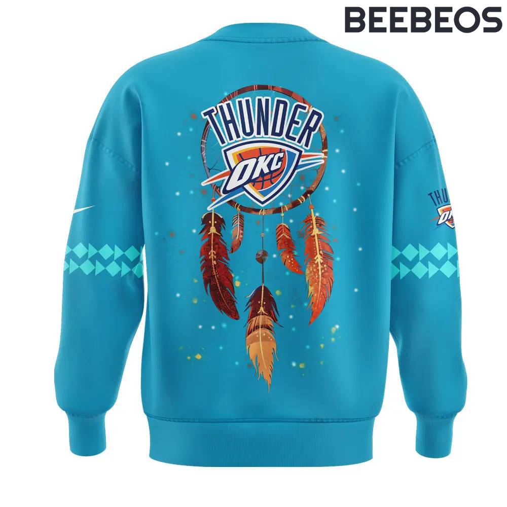 Oklahoma City Thunder Native American Heritage Month Sweatshirt