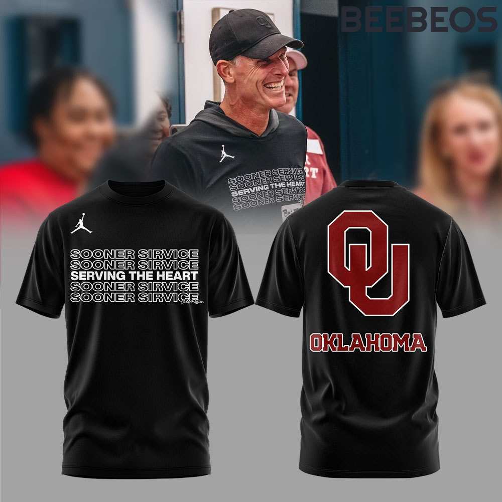 Oklahoma Sooners Football SERVING THE HEART Tee