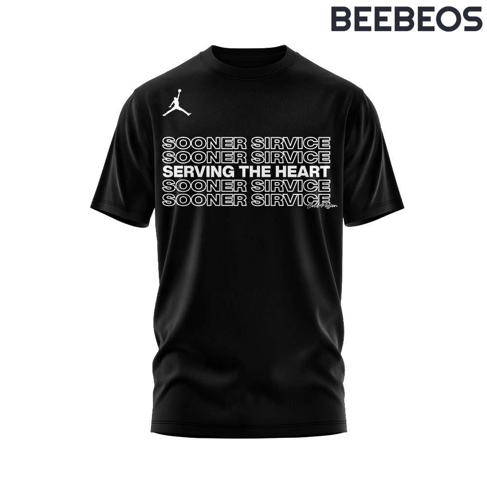 Oklahoma Sooners Football SERVING THE HEART Tee