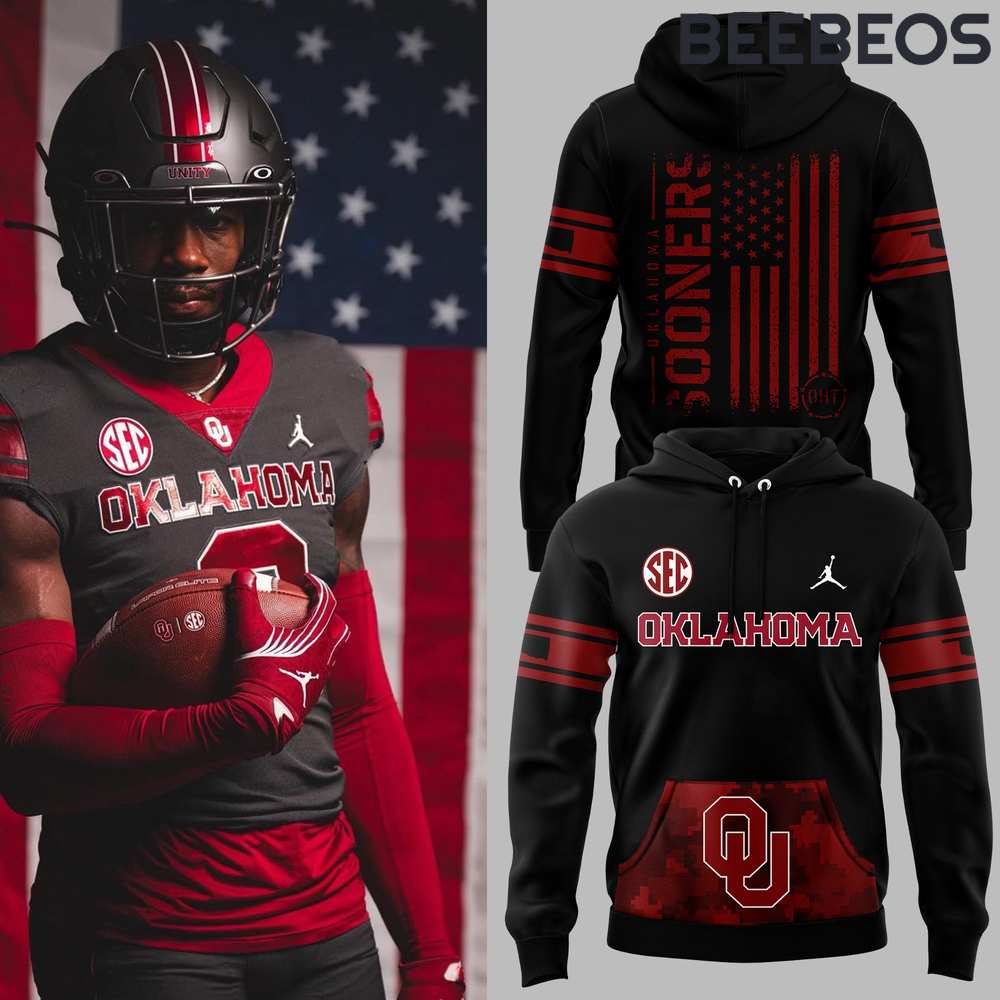 Oklahoma Sooners Football x Military Appreciation Day Hoodie