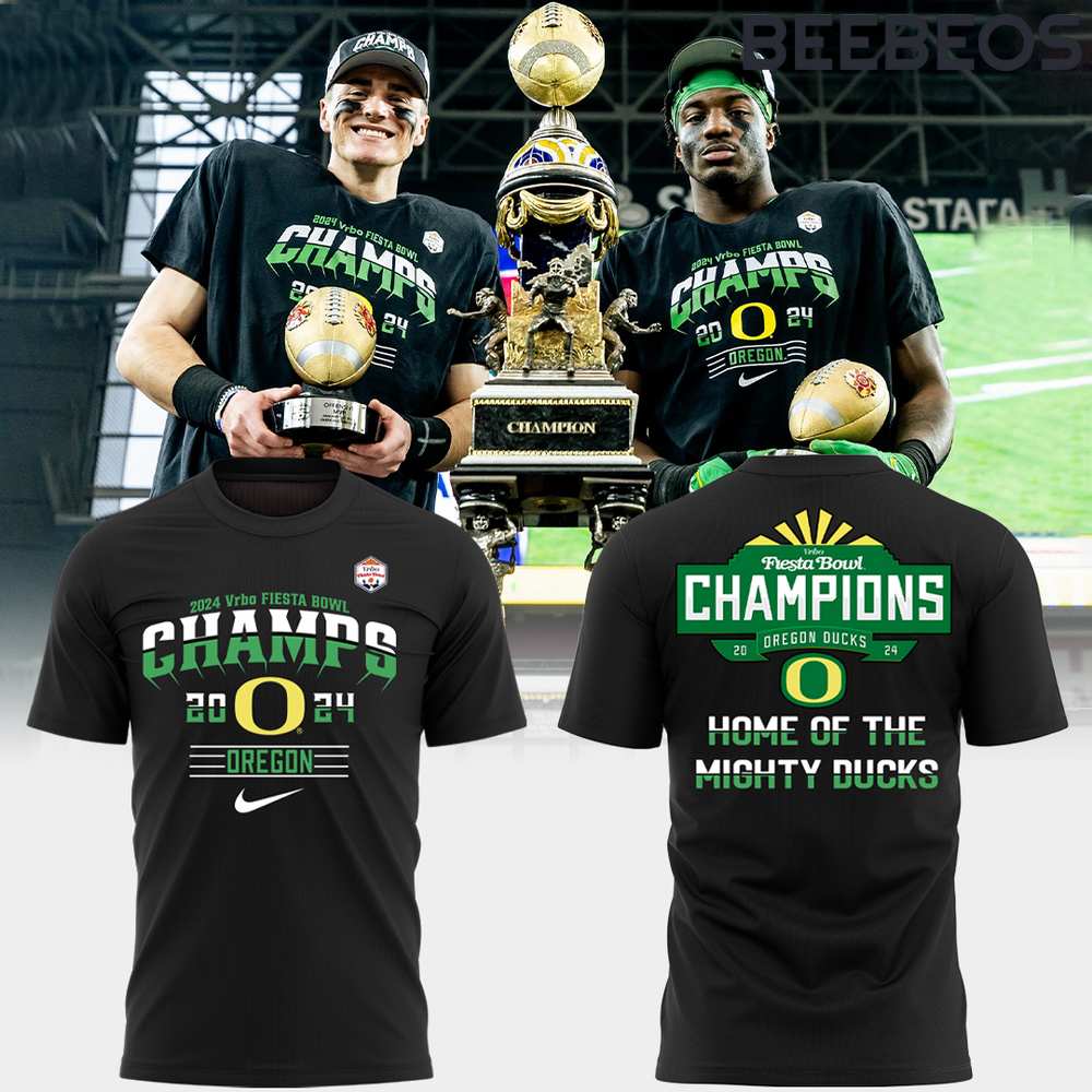 Oregon Ducks 2024 Vrbo Fiesta Bowl Champs Shirt