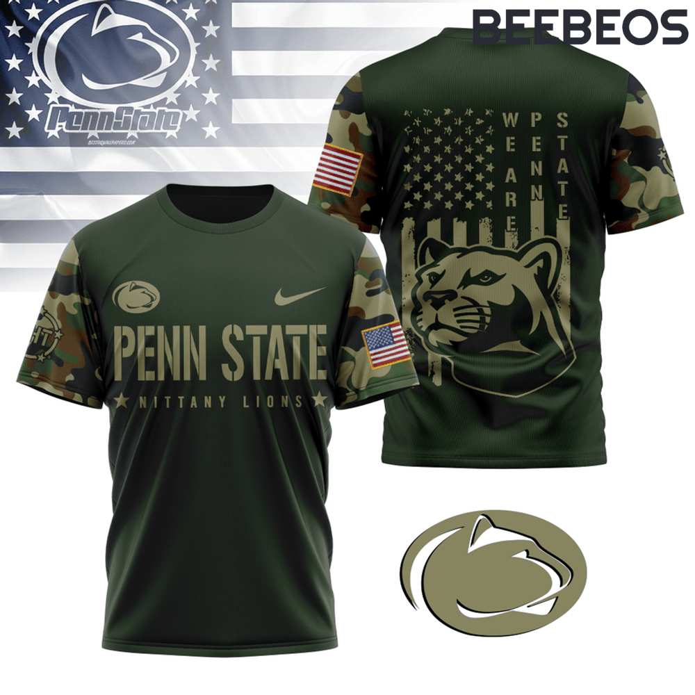 Notre Dame Fighting Irish Camo Military T-Shirt