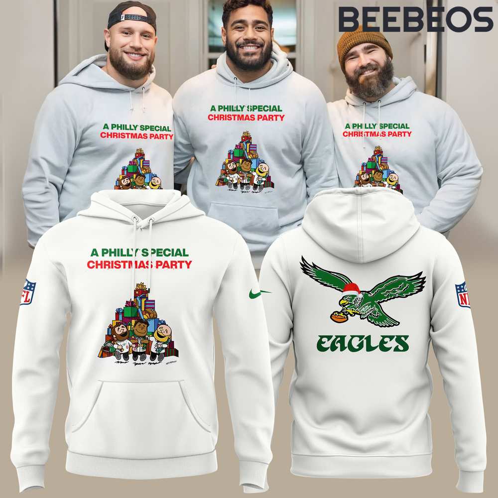 Philadelphia Eagles A Philly Special Christmas Party White Hoodie