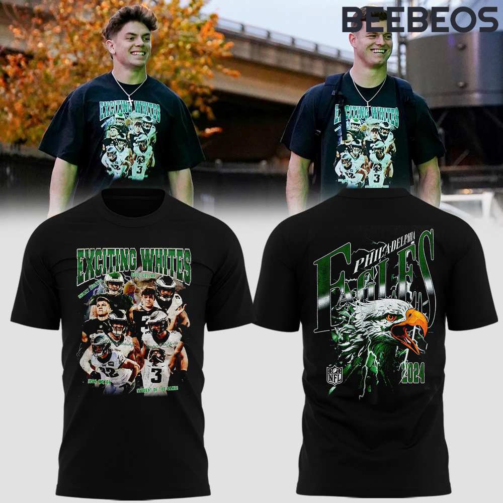 Philadelphia Eagles NFL Exciting Whites Tee