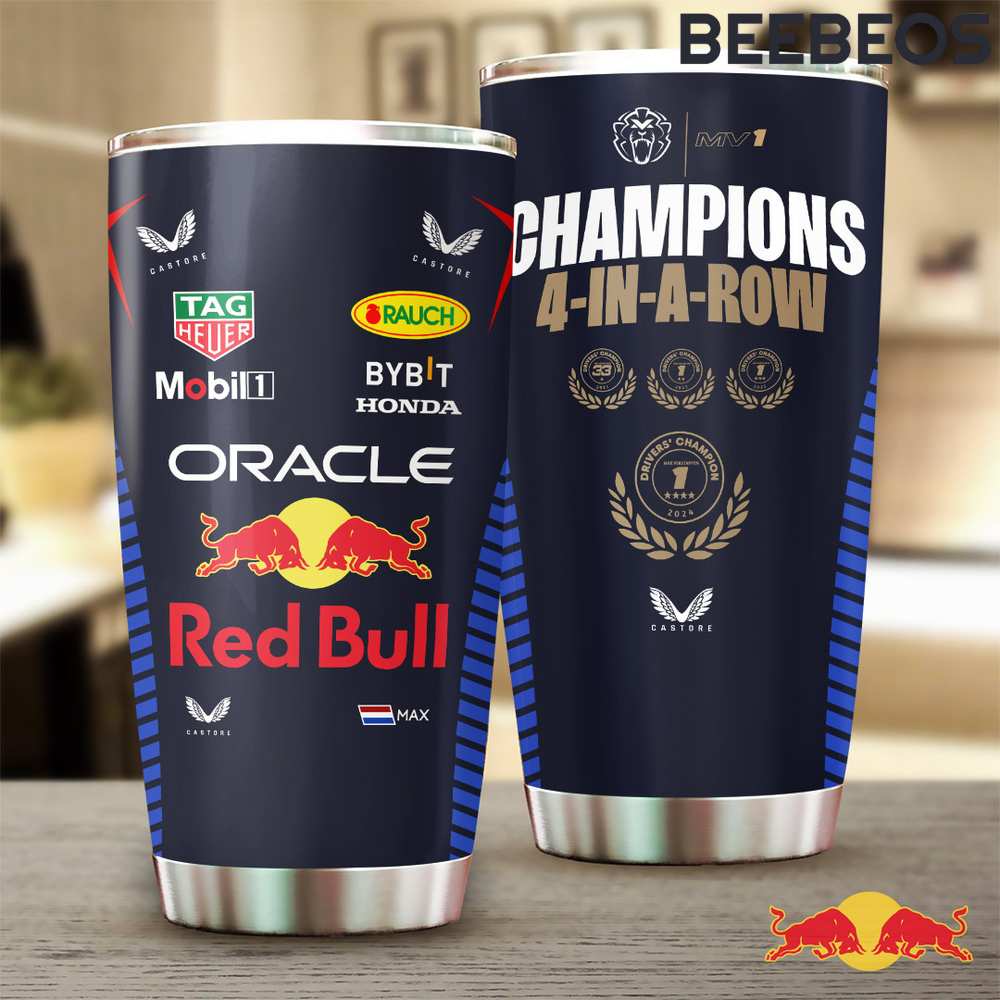 Red Bull Racing Champions 4 In a Row Tumbler