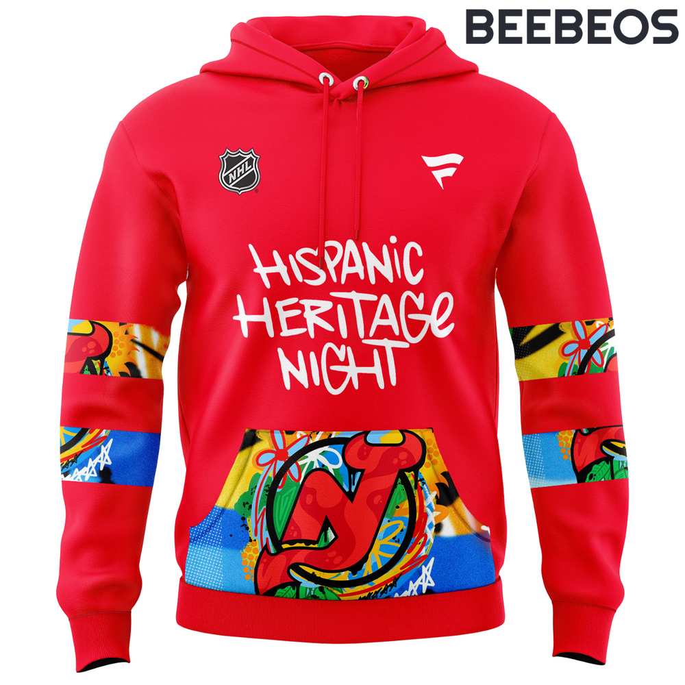 Red New Jersey Devils “Hispanic Heritage Night” Red Hoodie