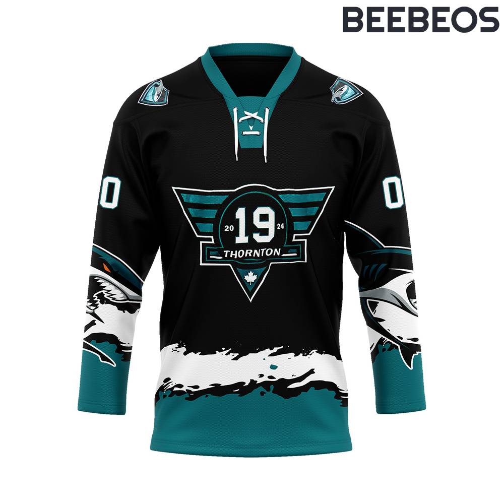 San Jose Sharks Joe Thornton No19 Hockey Jersey