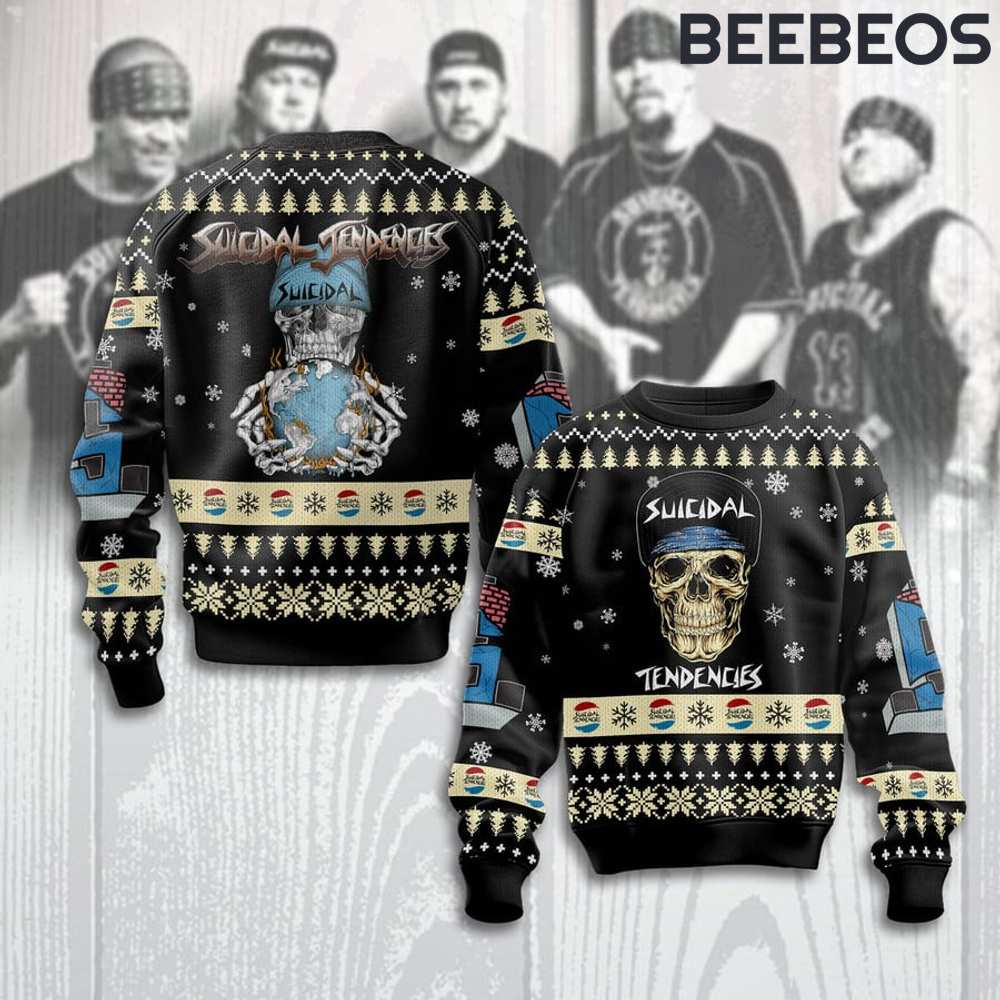 Bohse Onkelz White Ugly Christmas Sweater