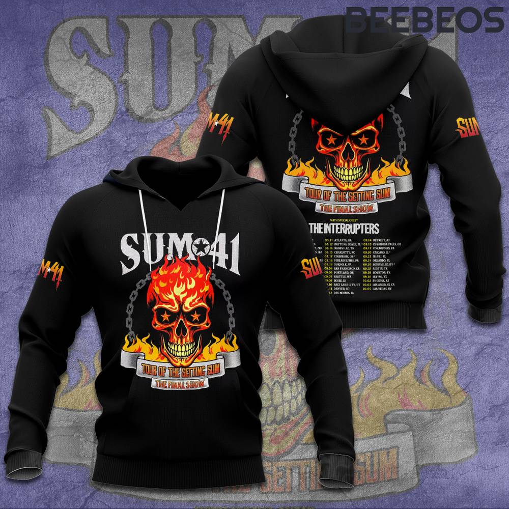 Sum 41 Tour of the Setting Sum Hoodie