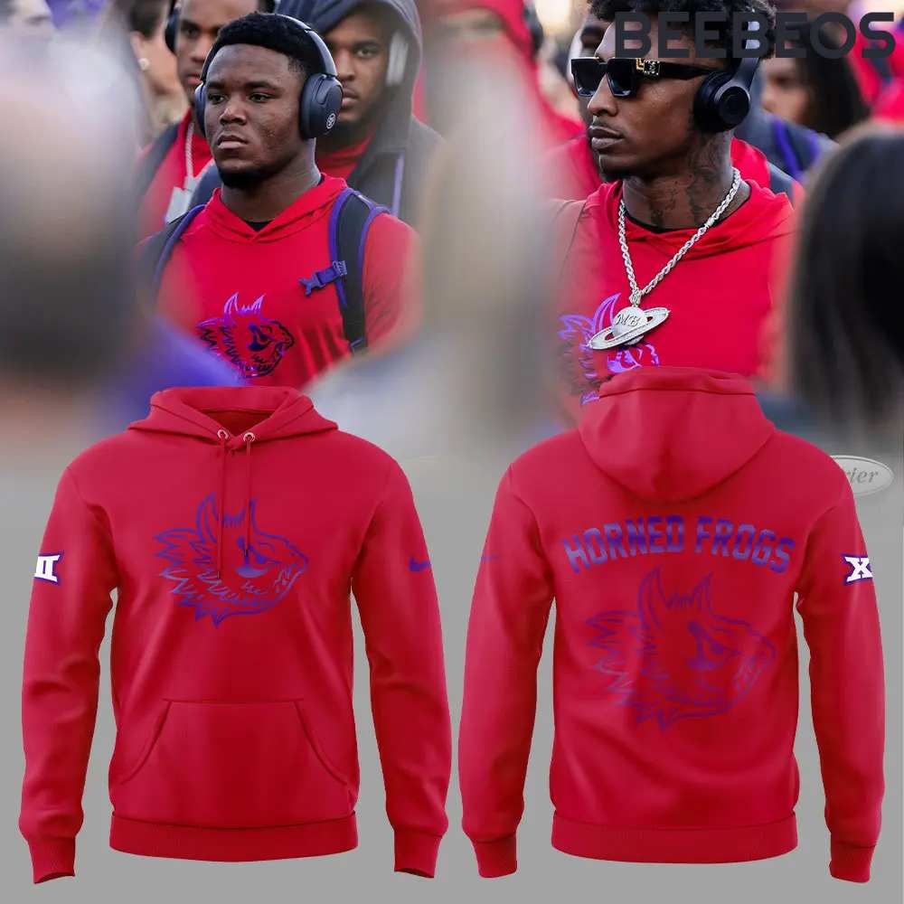 TCU Horned Frogs Football Fear The Frog Red Hoodie