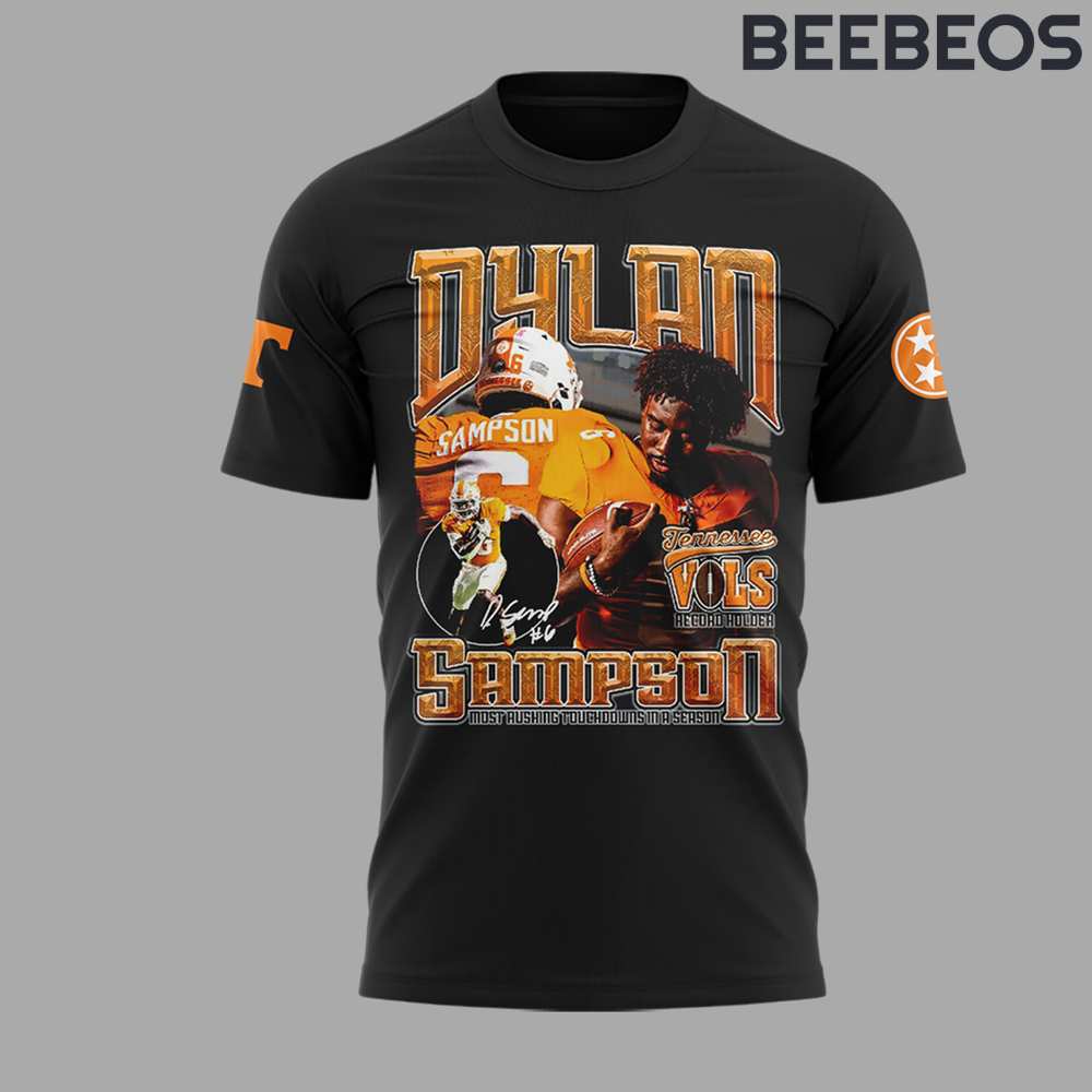 Tennessee Volunteers “Dylan Sampson for Heisman” Black Shirt