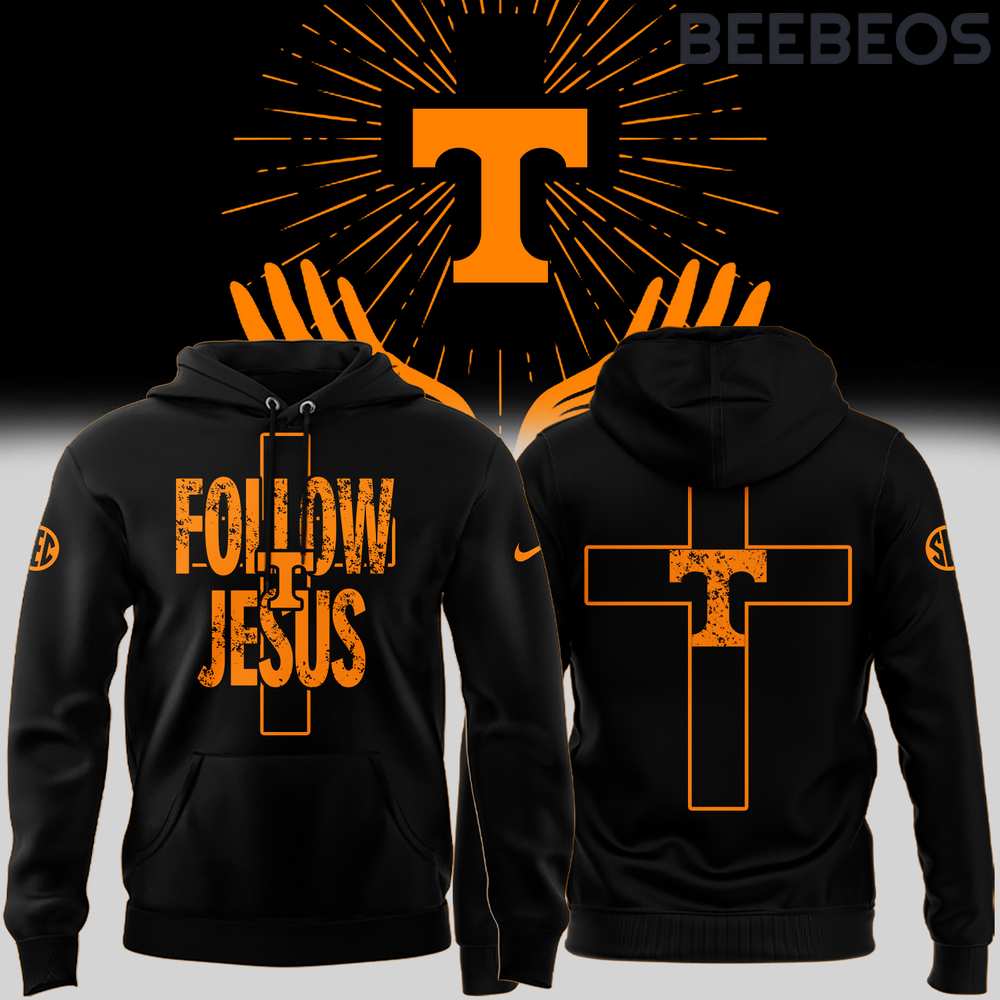 Tennessee Volunteers Follow Jesus Special Edition Black Hoodie