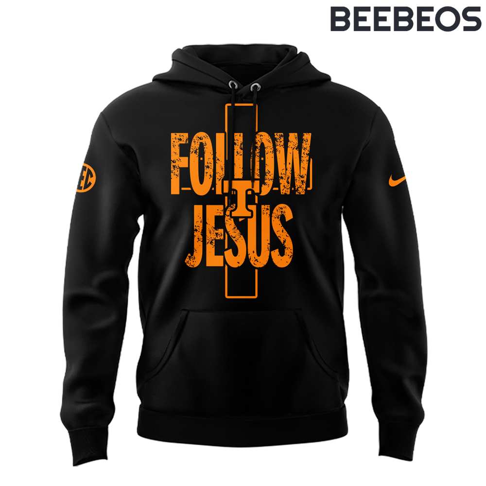 Tennessee Volunteers Follow Jesus Special Edition Black Hoodie