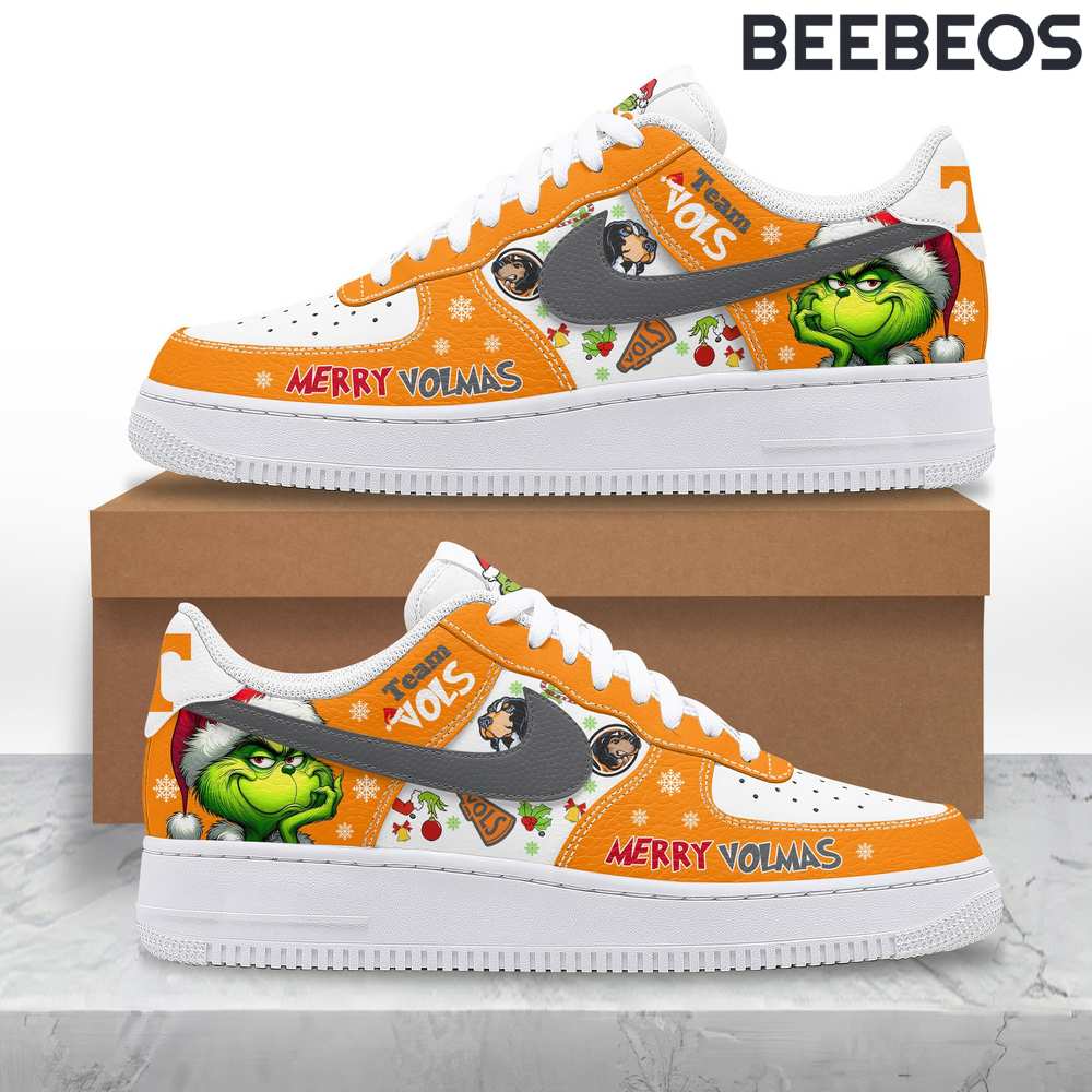 Tennessee Volunteers x Grinch Merry Volmas Air Force 1 Shoes