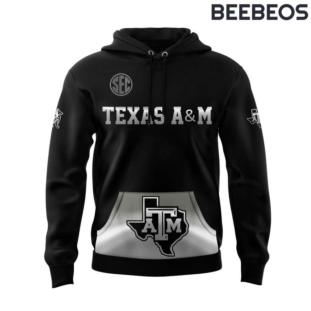 Texas A&M Aggies DARK MODE Limited Edition Black Hoodie