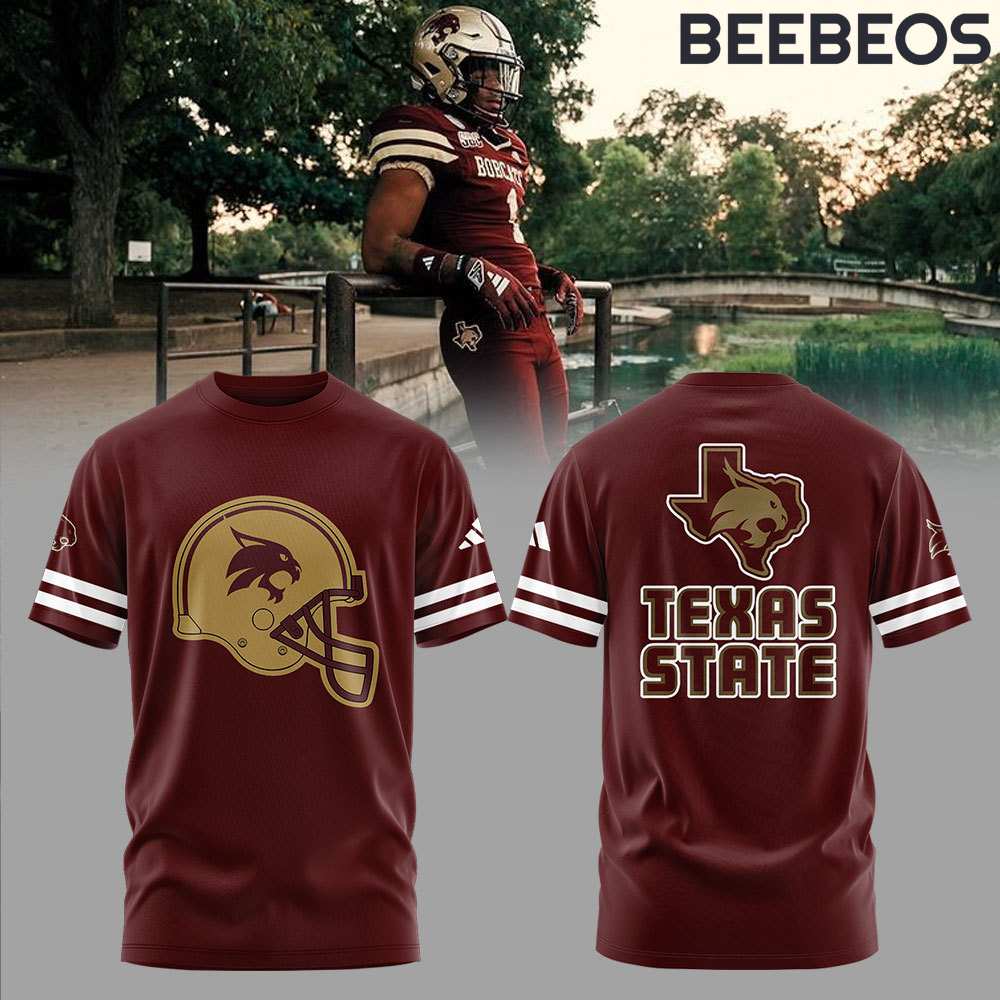 Texas State Bobcats Football Red Shirt