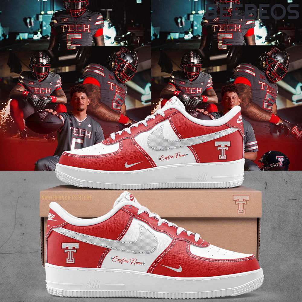 Texas Tech Football Special Edition Air Force 1 Shoes