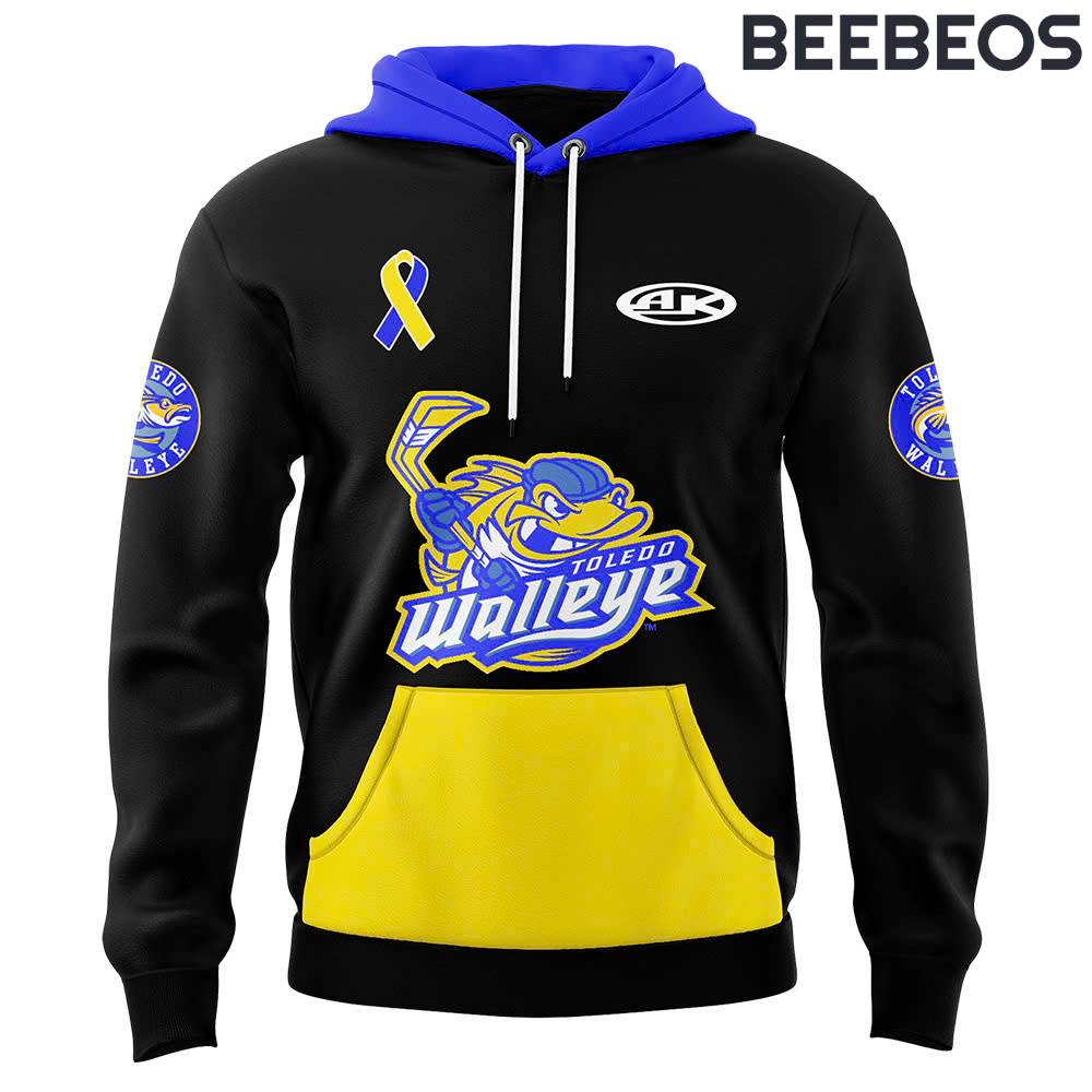 Toledo Walleye x World Down Syndrome Day Black Hoodie