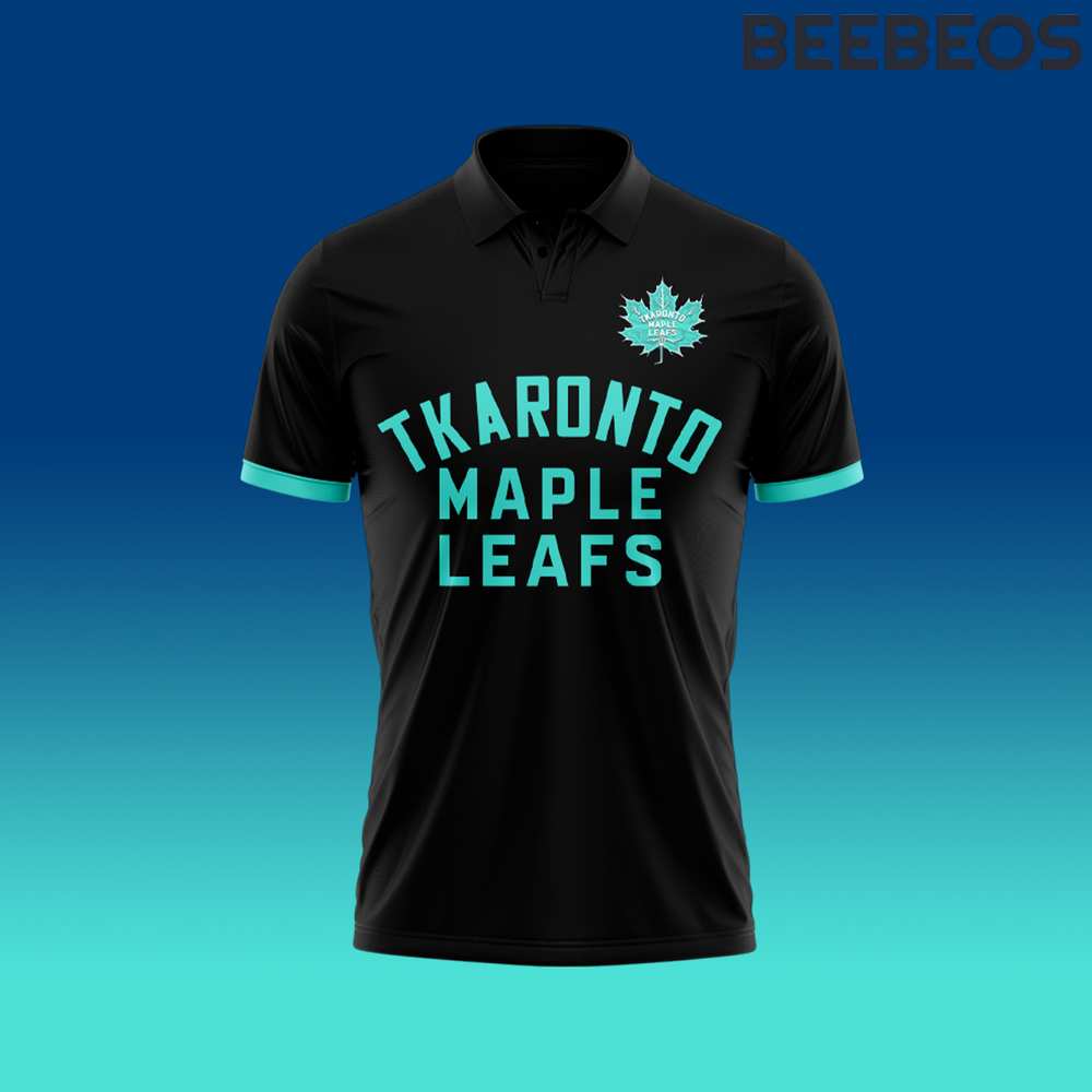 Toronto Maple Leafs 2024 Indigenous Heritage Night Black Polo Shirt