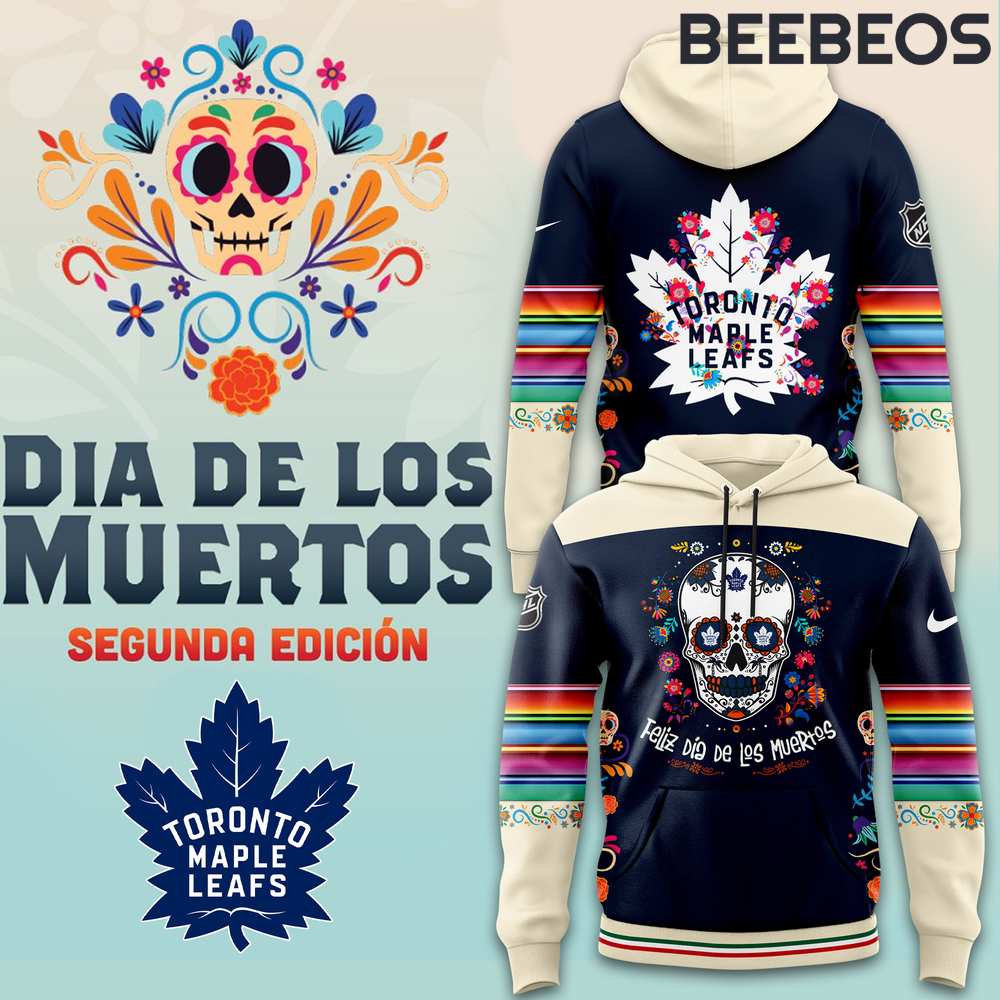 Toronto Maple Leafs NHL Dia De Los Muertos Hoodie