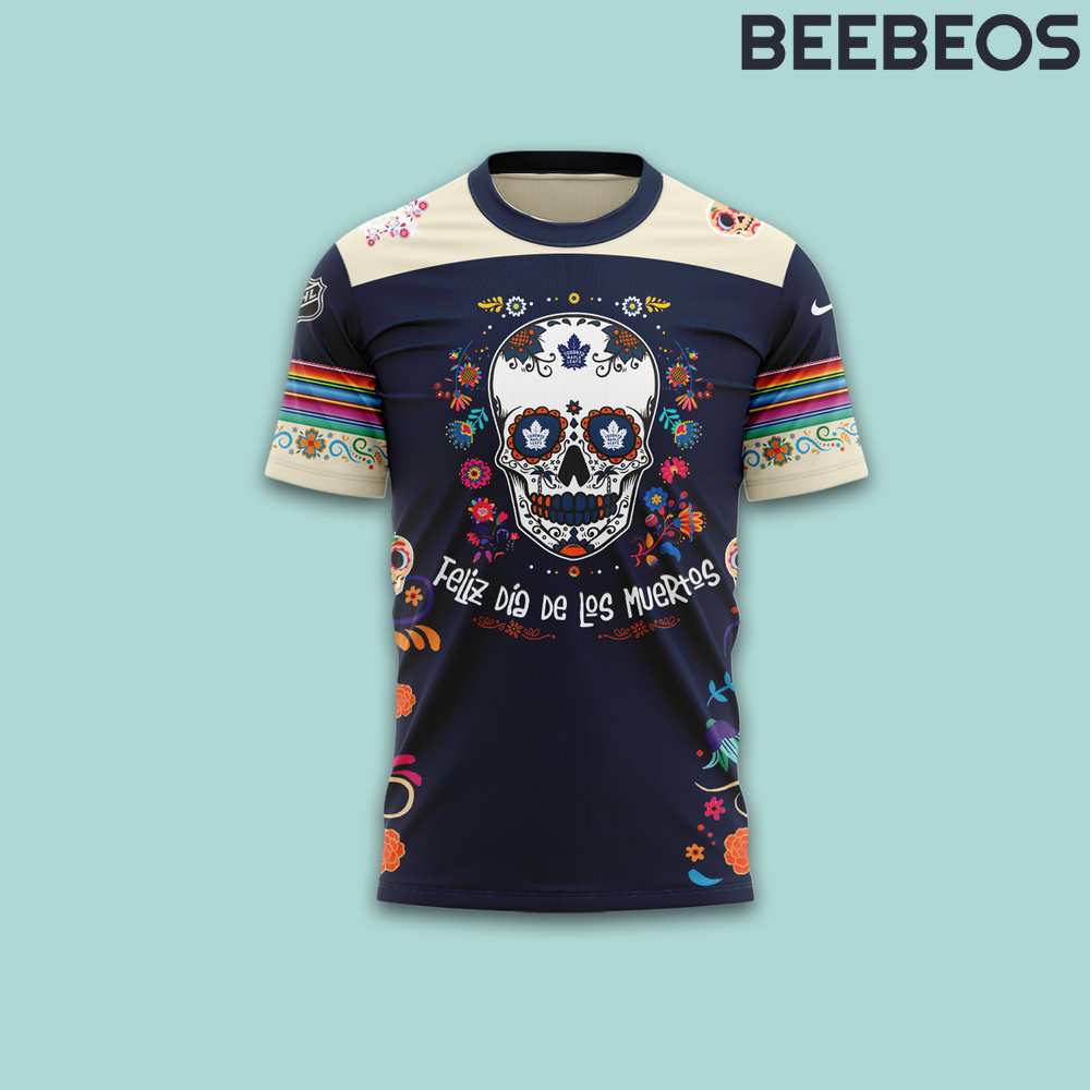 Toronto Maple Leafs NHL Dia De Los Muertos Tee