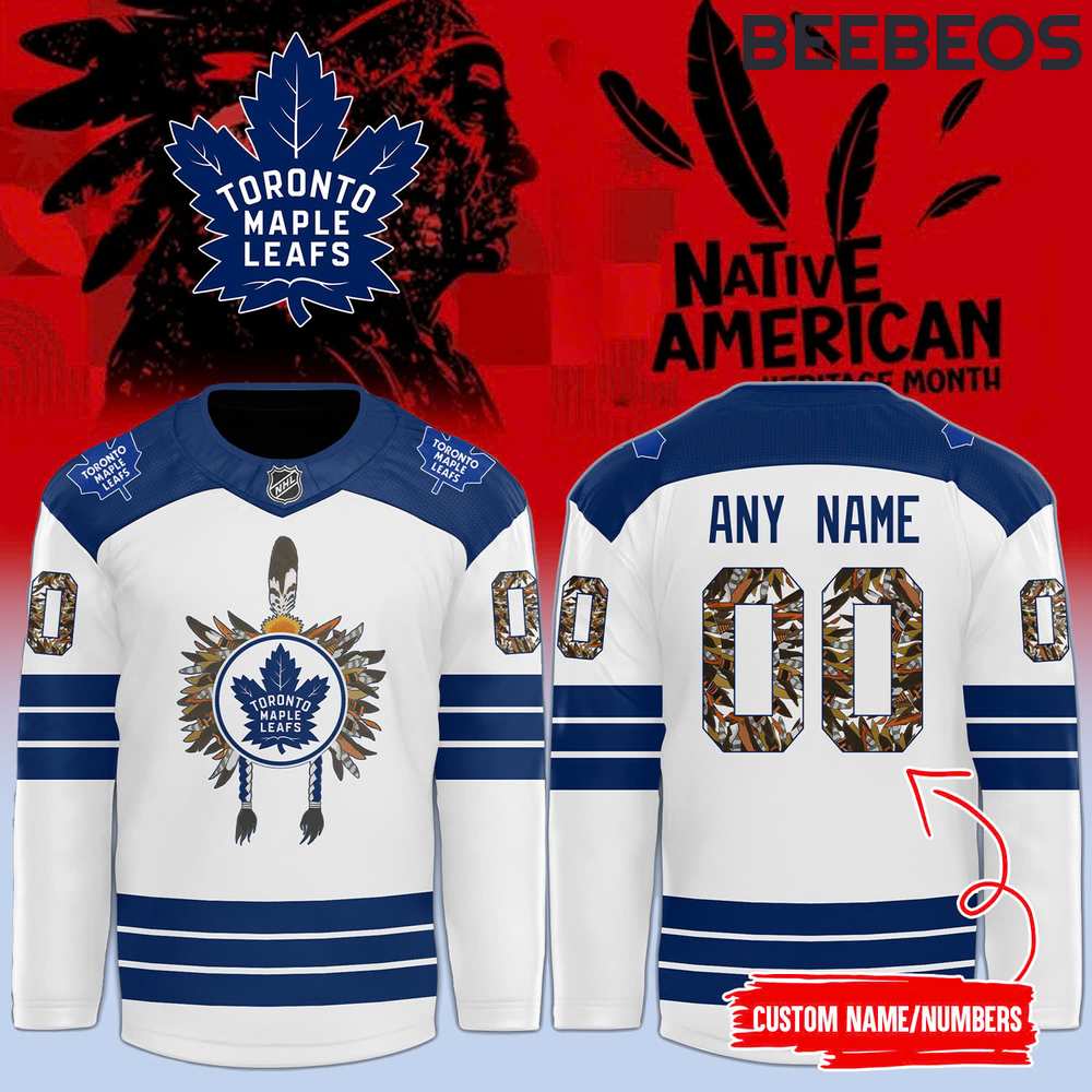 Toronto Maple Leafs NHL Native American Heritage Month Hockey Jersey