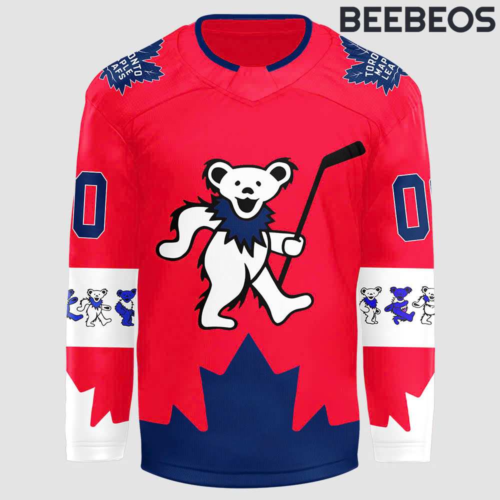 Toronto Maple Leafs x Grateful Dead Night 2024 Hockey Jersey