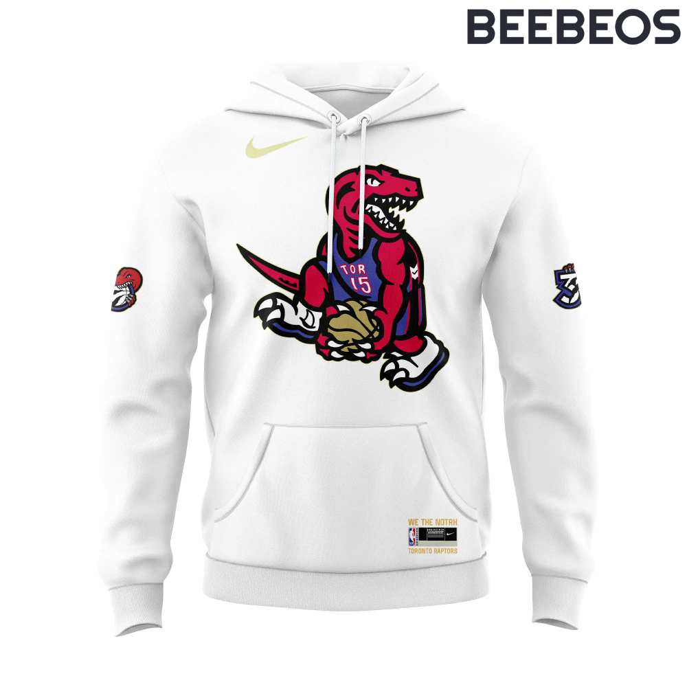 Toronto Raptors 30th Anniversary City Edition White Hoodie